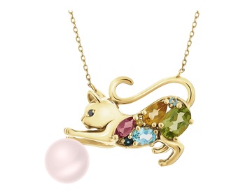 14 K Yellow Gold Necklace - fineness 14 K