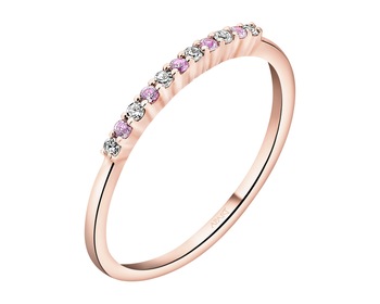 14 K Pink Gold Ring - fineness 14 K