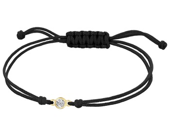 375  Bracelet with Diamond - 0,007 ct - fineness 375