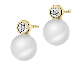 585  Earrings - fineness 585