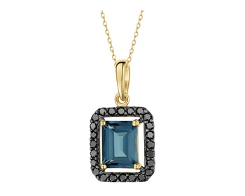 14 K Yellow Gold Pendant - fineness 14 K