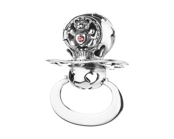 Oxidized Silver Celebration with Crystal