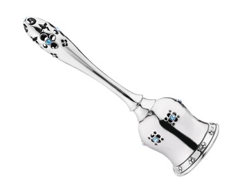 Oxidized Silver Celebration with Crystal