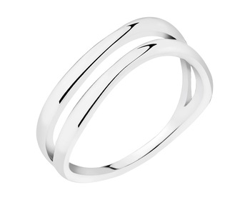 Rhodium Plated Silver Ring