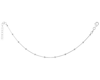 Rhodium Plated Silver Bracelet