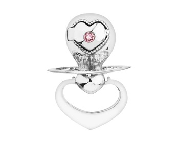 Oxidized Silver Celebration with Glass