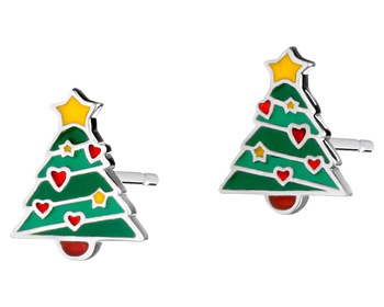 Rhodium Plated Silver Earrings