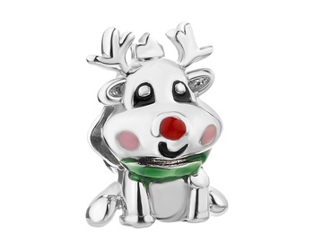 Rhodium Plated Silver Pendant