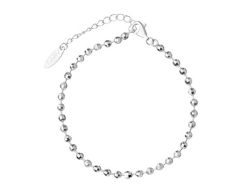 Rhodium Plated Silver Bracelet 