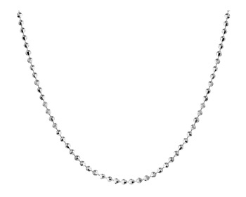 Rhodium Plated Silver Necklace 