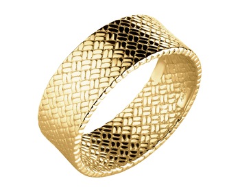 Gold-Plated Silver Band Ring