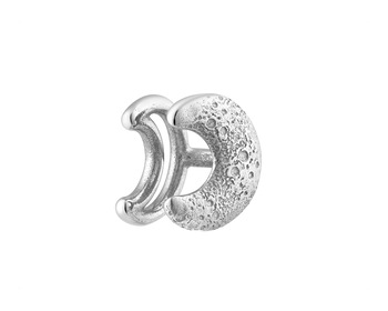 Rhodium Plated Silver Ear Cuff 
