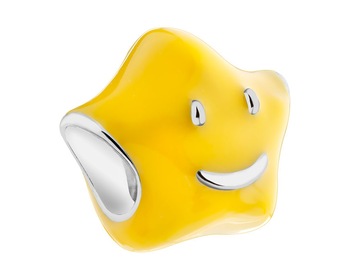 Rhodium Plated Silver Beads For Kids Pendant