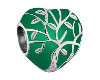 Rhodium Plated Silver Pendant 