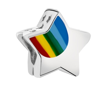 Rhodium Plated Silver Pendant 