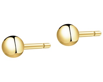 14 K Yellow Gold Earrings 