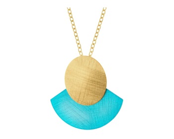 Gold-Plated Bronze, Gold-Plated Silver Necklace