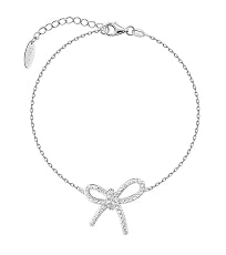 Rhodium Plated Silver Eternity with Cubic Zirconia