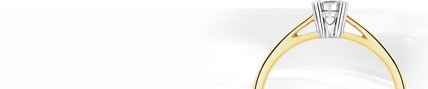 Yellow Gold, White Gold Ring with Diamond